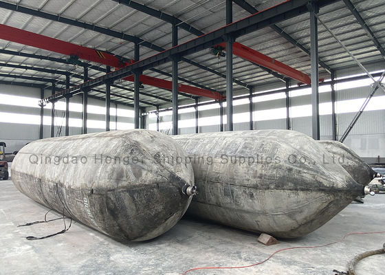 Jakość Marine Rubber Airbag with Anti Static Discharge Valve for Flammable Cargo Areas, 0.8-3 M Diameter and 4-25 M Length fabryka