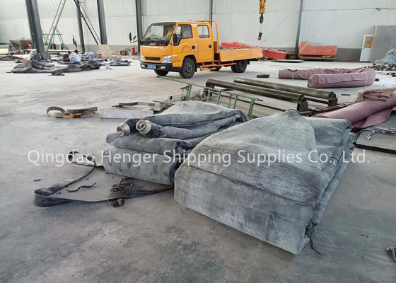 Jakość Marine Rubber Airbag Pneumatic Rubber Fender with 0.8-3 M Diameter 4-25 M Length and Medium Pressure (4-5) fabryka