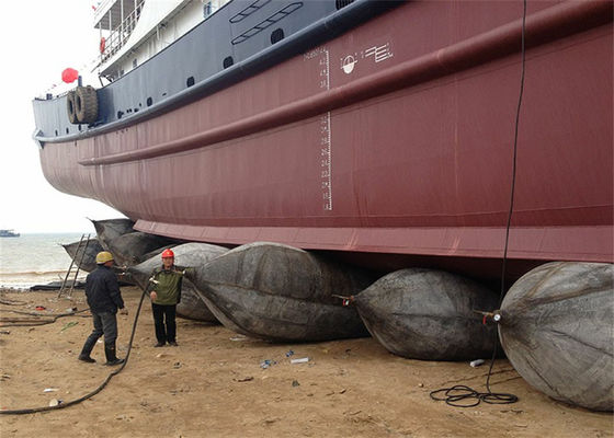 Jakość Henger Black Rubber Ship Launching Airbag For Lifting Docking (Słońce z czarnej gumy) fabryka