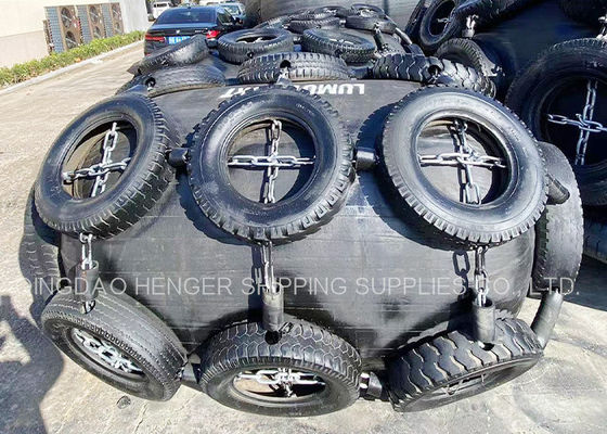 Jakość 3300x6500mm Pneumatyczny gumowy fender ISO17357 Certyfikowany 80Kpa fabryka