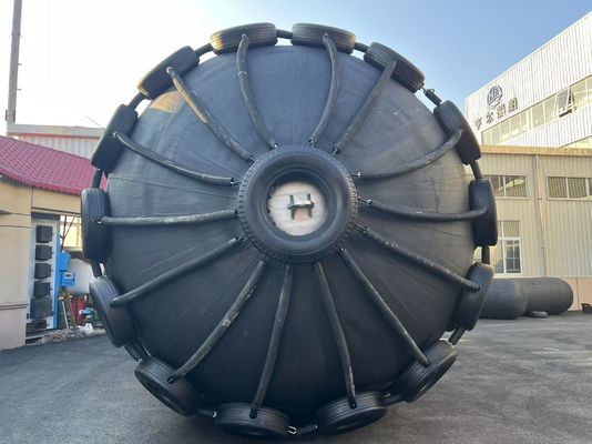 Jakość Świadectwo BV Pneumatyczny gumowy fender o początkowym ciśnieniu wewnętrznym 50Kpa/80Kpa fabryka