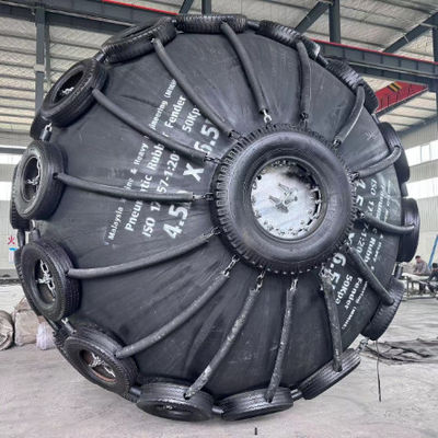 Jakość 50Kpa / 80Kpa Pneumatyczny gumowy fender typu Yokohama fabryka