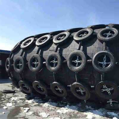 Jakość ISO17357 Pneumatyczny gumowy fender 2,0x3,5 m, klasy morskiej fabryka