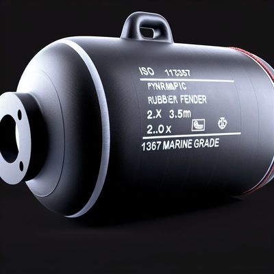 Jakość ISO17357 Pneumatyczny gumowy fender 2,0x3,5 m, klasy morskiej fabryka