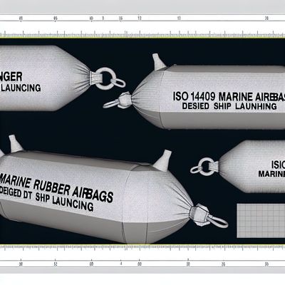 Jakość Henger Marine Rubber Airbags ISO14409 for Ship Launching fabryka