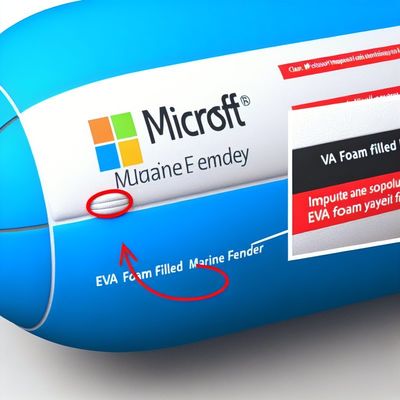 Jakość EVA Pianka wypełnione Fender Marine dla bezpieczeństwa portu i morza fabryka