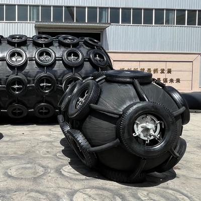 Jakość ISO17357 Certyfikowany pneumatyczny gumowy fender o niestandardowych rozmiarach 0.3-4.8M i opcjach ciśnienia 50kpa i 80kpa fabryka