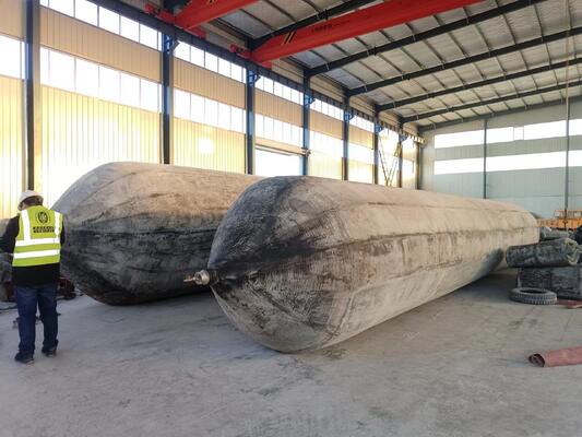 Jakość ISO 14409 Certified Pneumatic Rubber Fender - Natural Rubber Marine Airbag with 80kpa Working Pressure fabryka