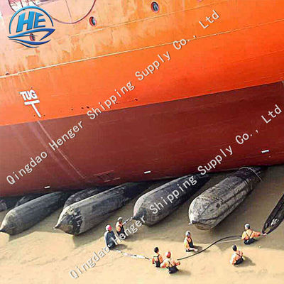 Jakość D15 L12m 8 warstw Marine Rubber Airbag High Pressure Ship Launching Airbags fabryka