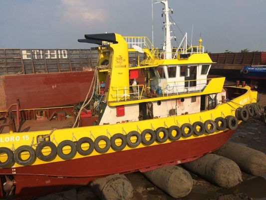 Jakość D15 L12m 8 warstw Marine Rubber Airbag High Pressure Ship Launching Airbags fabryka