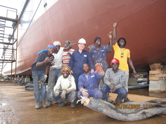 Jakość Inflatable Air Bags For Shipping Heavy Duty Air Bags With ISO 17357-2014 Certification fabryka