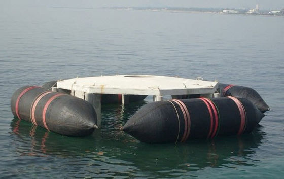 Jakość Drydock Use Marine Salvage Airbags Boat Launching Marine Rubber Airbag 16m Black fabryka