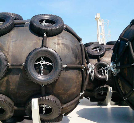 Jakość 50kpa Submarine Sling Fender Yokohama Pneumatyczny gumowy błotnik do cumowania statku fabryka