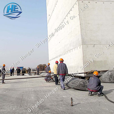 Jakość D15 * L20m Morskie gumowe łodzie z poduszką powietrzną Statki Gumowa poduszka powietrzna fabryka