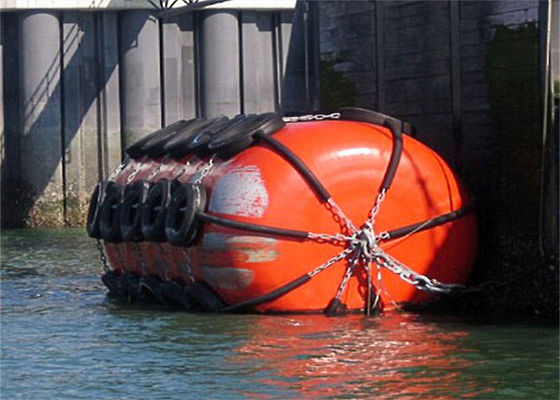 Jakość ISO17357 Approved Foam Filled Fender, 0.5-4.8m Diameter, High Density Closed-Cell Foam for Port & Vessel Anti-Collision fabryka