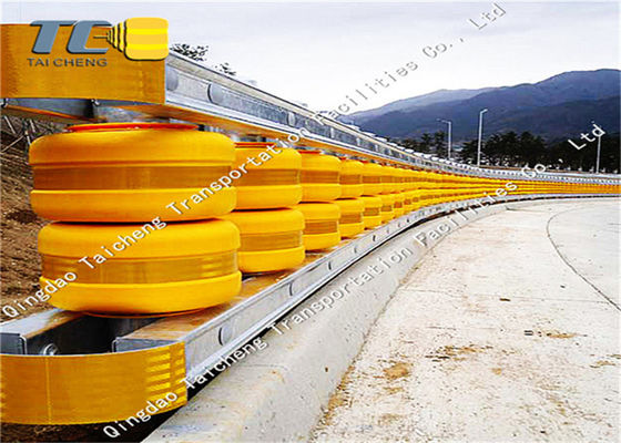 Jakość Bezpieczeństwo ruchu Rolling Anti Crash Guardrail Road EVA Buckets Roller Barrier fabryka