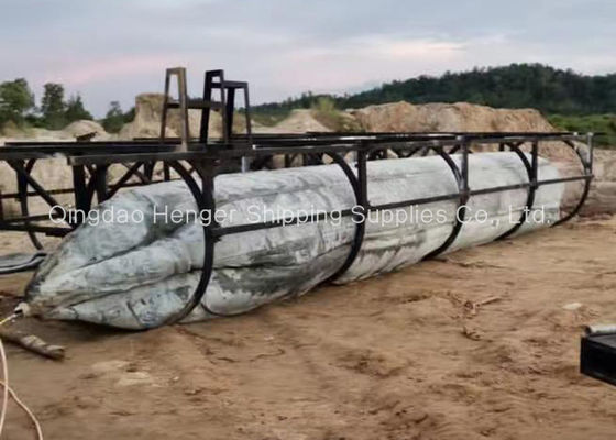 Jakość 1500x15000mm Poduszka powietrzna do ładowania statków morskich z materiałem z gumy naturalnej fabryka