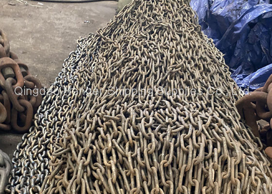 Jakość Obróbka i spawanie Kalibrowany ocynkowany łańcuch kotwiący 16mm-100mm fabryka